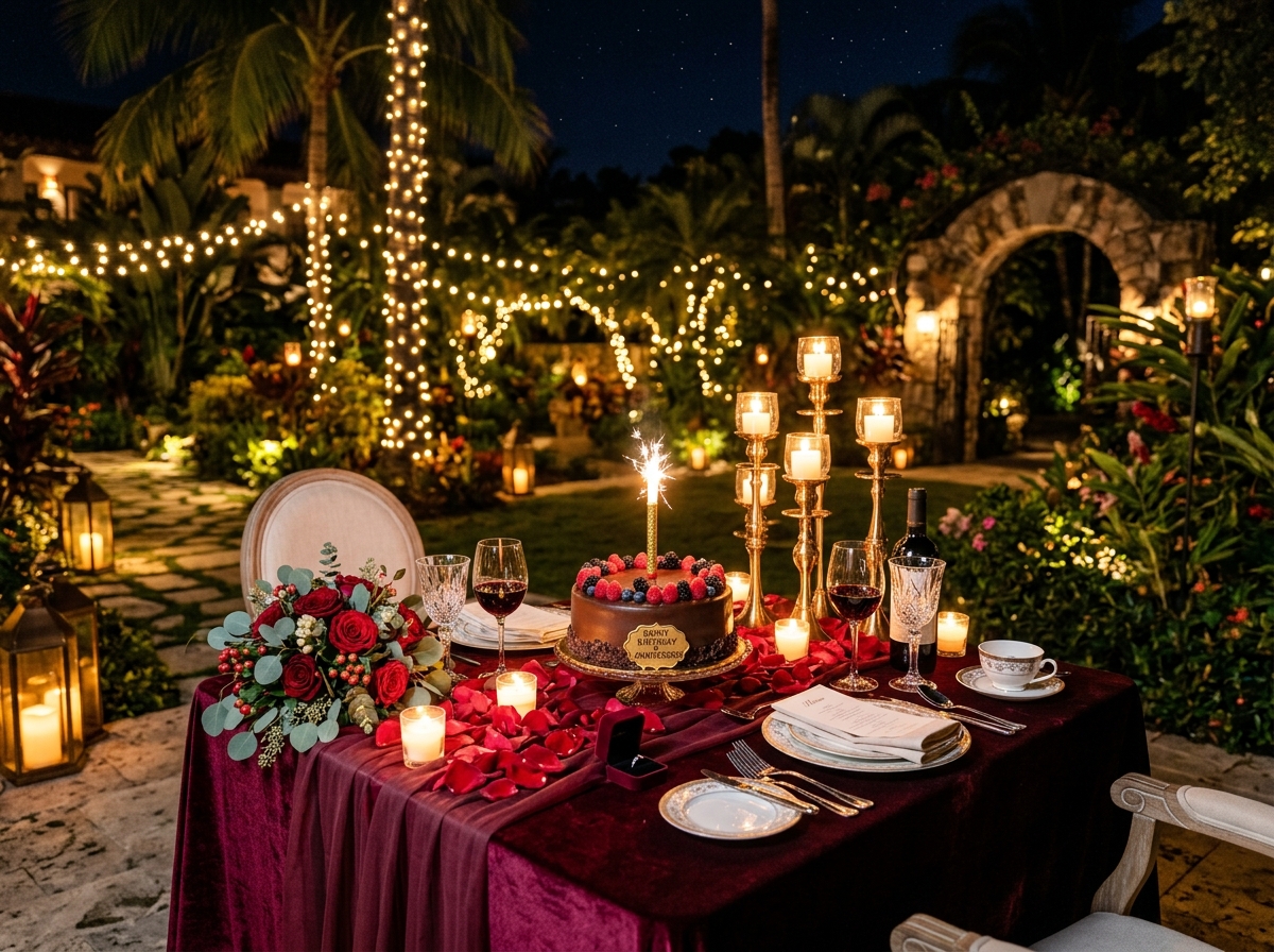 Sweet Celebration & Birthday Dining Setup